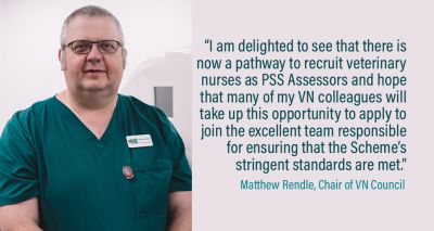 Vet nurses to become Practice Standards Scheme assessors